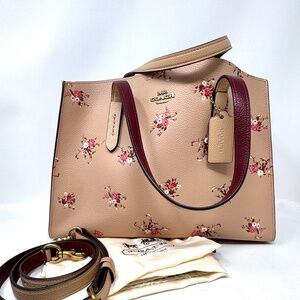 Coach Charlie Carryall Tote/Crossbody with Floral Print